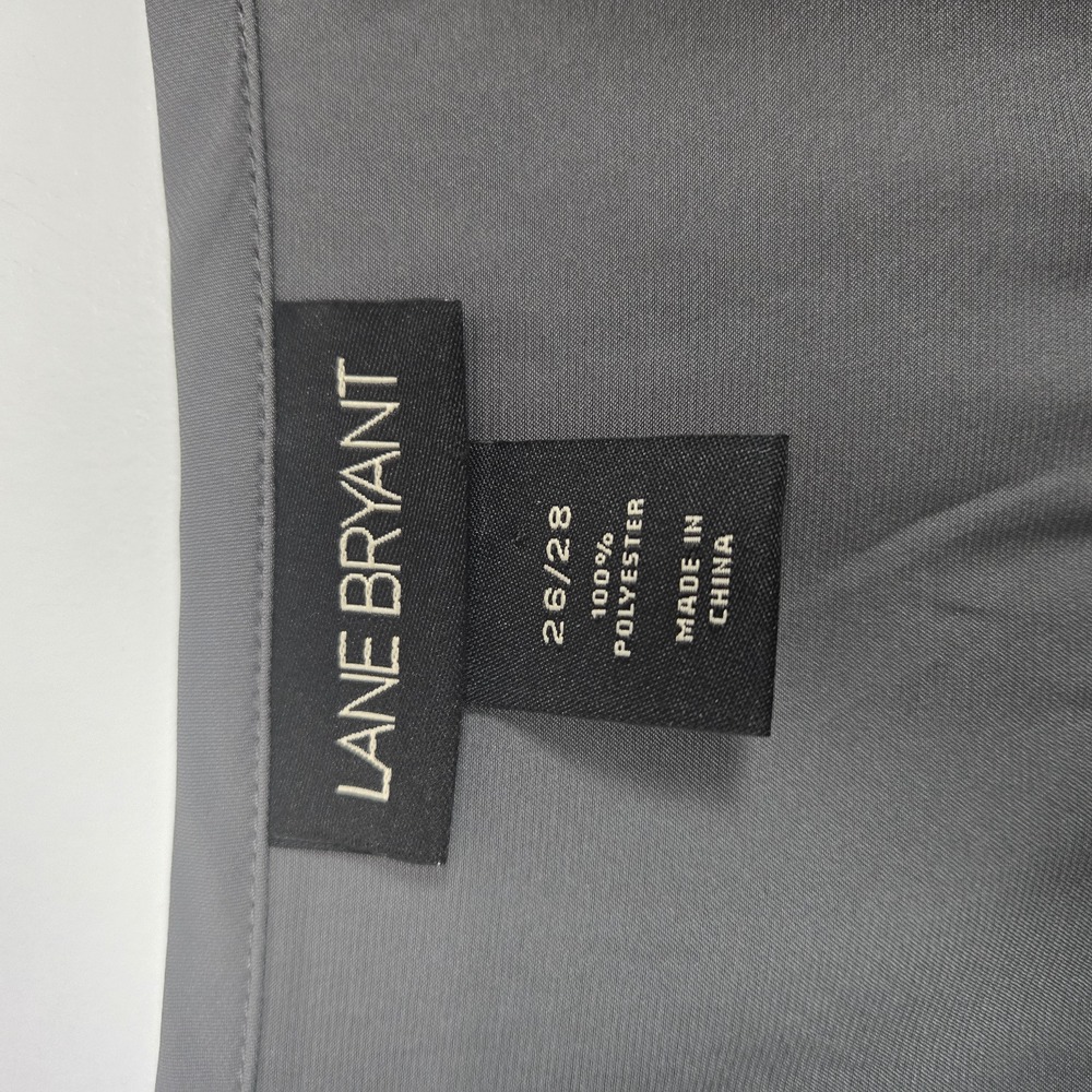 Lane Bryant Full zip tunic / jacket Gray 26/28 - Picture 2 of 3